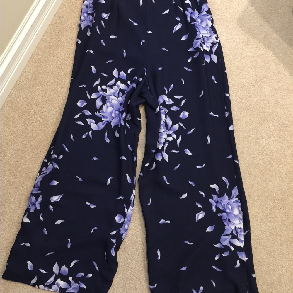 Oscar de la Renta silk palazzo pant